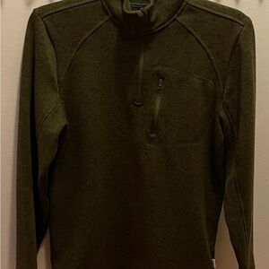Magellan Outdoors Forest Green Zip-Up Sweater
